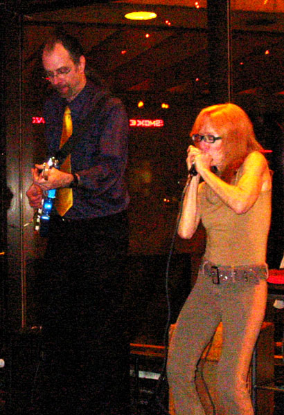 Don Evans and Carol Moog at the Smoked Joint